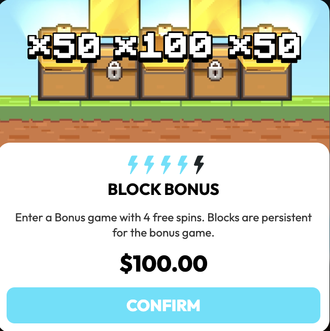 MineDrop Block Bonus